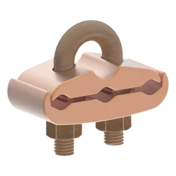 Conector Mecánico / 3 Cables Cobre 2/0 AWG - 250 KCMIL / Varilla 5/8" - 3/4" / Torque 480 lbf·in / UL467