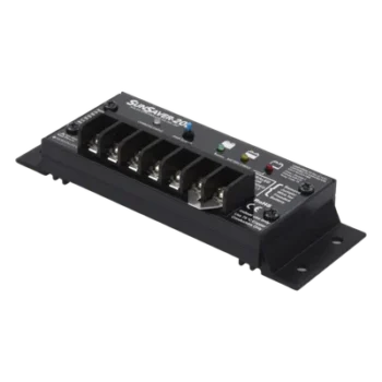 Controlador de Carga Solar PWM / 20 A / 24 VCC / Encapsulado Epóxico / Clase 1 Div 2 / Compensación de Temperatura