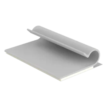 Clip Adhesivo Tipo J / Cables hasta 6.4 mm (0.25') / Carga 0.263 kg / PVC Gris / Interior / Paquete 100 pz