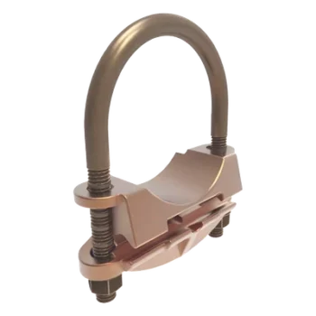 Conector Mecánico para Cable / Calibre 4 a 2/0 AWG / Paralelo o 90° / Tubo 1 1/4" o Varilla 1 3/8" - 1 1/2" / UL467
