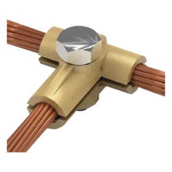 Conector Tipo T / Latón Alta Pureza / 50-70 mm² / 1/0-2/0 AWG / Derivaciones Eléctricas