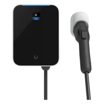 Estación de Carga EV UniFi Connect Lite / 11 kW Nivel 2 / Conector SAE J1772 / Intemperie Type 3R / Cable 7 m / Control de Acceso NFC / Gestión UniFi Connect