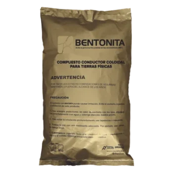 Bentonita Conductora / 20 kg / Densidad 4.23 g/cc / Gel Coloidal / No Tóxica / 44 lb