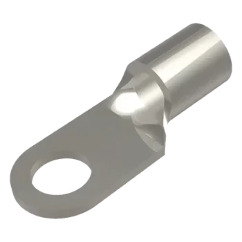 Terminal de Anillo / Barril Largo / 3/8 in (10 mm) / 12-10 AWG / Cobre Galvanizado