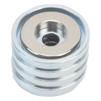 Kit de Montaje Magnético / Fuerza 26 lb (11.8 kg) / Copa 23.8 mm / Sin Taladrar / Compatible Enclosures Metálicos