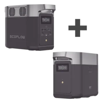 Kit Estación de Energía Portátil / 2048Wh Total LiFePO4 / 1800W AC 2700W Ráfaga / Wi-Fi y Bluetooth / 3000 Ciclos
