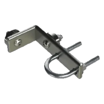 Conector para Piso Falso / Sección Cilíndrica / Solera Cobre Estañado 1 x 1/4 pulgadas / Tornillería Acero Inoxidable / Reutilizable / Resistente Intemperie