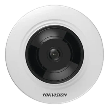Mini Cámara Fisheye IP / 5 Megapixel / Panorámica 180°-360° / IR 8 m (26.2 ft) / Audio Integrado / PoE / Alarmas I/O