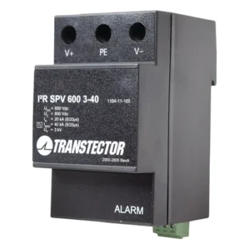 Supresor de Sobretensiones / 600 VDC / 20 kA In / 40 kA Imax Tipo 2 / DIN Rail
