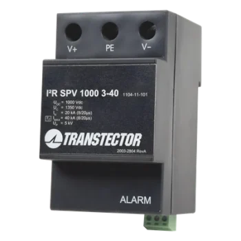 Supresor de Sobretensiones / 1000 VDC / 20 kA In / 40 kA Imax / Tipo 2 / DIN Rail / 25 ns