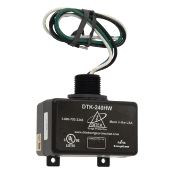 Dispositivo de Protección Contra Sobretensiones / 240 VCA / NEMA 4X / ¾" NPT Macho / 12 AWG / -35°C a +85°C