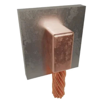 Molde para Soldadura Exotérmica / Cable 4/0 AWG a Acero / Vertical 90° / Carga #150