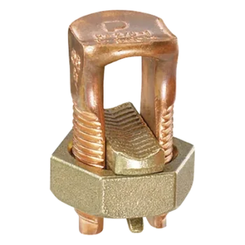 Conector Mecánico de Puesta a Tierra / Cobre Electrolítico / 2 a 2/0 AWG / UL 467 y UL 486 / 3 Cables Máx. / Cuerpo Extralargo