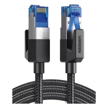 Cable Ethernet Cat8 / F/FTP / 40 Gbps / 2000 MHz / 2 m (6.56 ft) / Nylon Trenzado