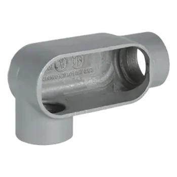 Caja Condulet Tipo LR / 1" / Aluminio libre de cobre / Compatible Forma 7 / Aprobado lugares húmedos / 0.03 m (1 ft)