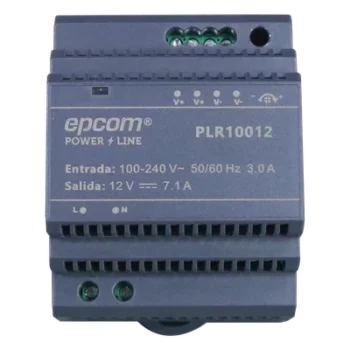Fuente de alimentación / 12 Vcc / 7.1 A / 85.2 W / Entrada universal 100-240 Vca / -30°C a 70°C / 3.71 x 2.76 x 2.30 pulgadas