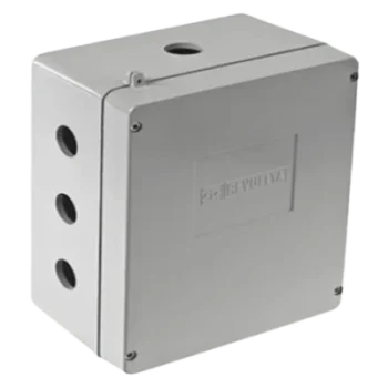 Caja de Unión de Aluminio / 3 Salidas 3/4" / NEMA 4/4X / IK09 / Panel Interno 2 mm