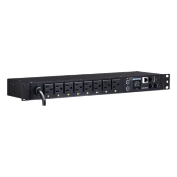 PDU Switchable / 8 Salidas NEMA 5-15R / Entrada 120 Vca NEMA 5-15P / Horizontal 19in / 1UR / Control Remoto por Red / Daisy Chain