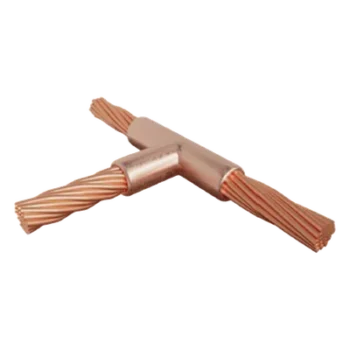 Molde para Soldadura Exotérmica / Tipo T Horizontal / 4/0 AWG a 4/0 AWG / 150 g Carga / Calibres #6 a 500 MCM