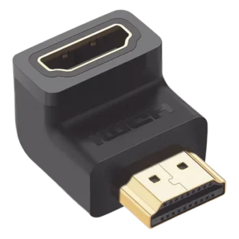 Adaptador HDMI / 90° Hacia Abajo / 4K@60Hz / Macho a Hembra / HDMI 2.0 / Compacto