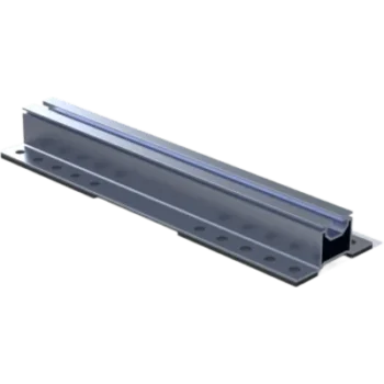 Riel de Montaje Solar / S Rail 28 / Aluminio Serie 6000 / Protección EPDM / 280 mm / 235 g