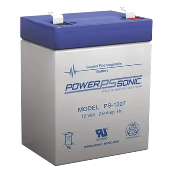 Batería de Respaldo AGM/VRLA / 12V 2.9Ah / Terminales F1 / 5 Años Vida Útil / Construcción a Prueba de Derrames / Reconocida UL