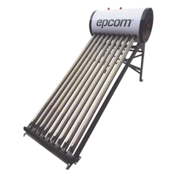 Calentador Solar de Agua / 90 Litros / 9 Tubos de Vacío / Baja Presión / Resistencia Granizo 25 mm (0.98 in) / Termotanque Inoxidable Grado Alimenticio