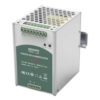 Fuente de Poder Industrial / 48 VCC @ 10A / 480W / Entrada Universal 100-240 VCA / Operación -20°C a 70°C / Riel DIN