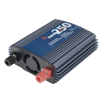 Inversor de Corriente CD-CA / 250 W / Entrada 12 Vcc / Salida 115 Vca 60 Hz / Onda Sinusoidal Modificada / 0.82 ft Cable Encendedor