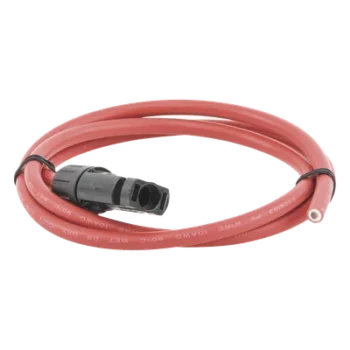 Cable Fotovoltaico / 1 m (3.28 ft) / 10 AWG / MC4-M / Rojo
