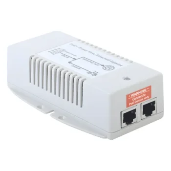 Inyector PoE Solar / Entrada 18-36 Vcc / Salida 56 Vcc / 802.3af/at / Gigabit / 35W / -30°C a +60°C (-22°F a +140°F)