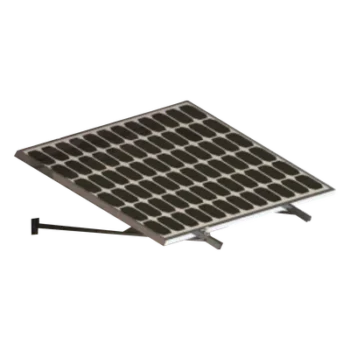 Soporte de Montaje Solar / Perfil de Aluminio Anodizado 1300 mm / Módulos 30-35 mm / Tornillos Autoperforantes Incluidos / Exterior