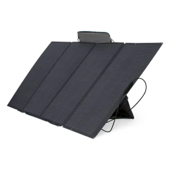 Módulo Solar Portátil y Flexible de 400W Recomendado para Estaciones Portátiles EFD330, EFD350 ó EFD500 / Ajuste de Ángulo / Carga Eficiente / Incluye Cable XT60 a MC4