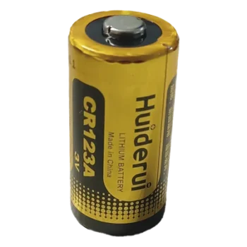 Batería de Litio CR123A / 3 V / 1500 mAh / No Recargable / -40 °C a +60 °C
