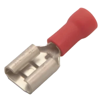 Terminal Hembra Aislada / 0.250 pulgadas / 22 - 16 AWG / Push-On / Paquete 25 piezas