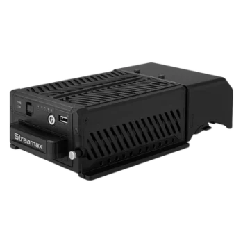 DVR Móvil / 8 Canales / 4 AHD 2 Megapixel + 4 IP / H.265 / Almacenamiento HDD y SSD M.2 / 4G / Wi-Fi / GPS / -40 a 70°C (-40 a 158°F)