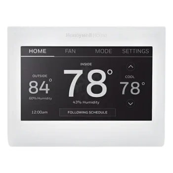 Termostato Wi-Fi / pantalla táctil color 8.06 pulg² / hasta 3H-2C bomba de calor o 2H-2C convencional / trilingüe / Energy Star