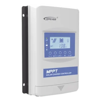 Controlador Solar MPPT 40A, Máximo Voltaje de Circuito Abierto Voc 100Vcc, Programado p/ Bateria de Litio en sistema a 12V