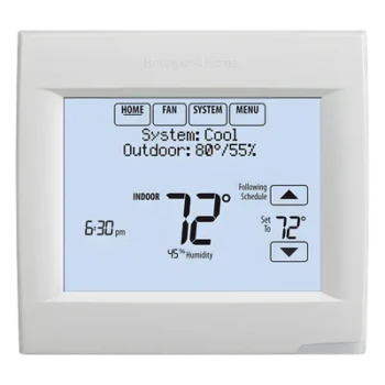 Termostato Inteligente Wi-Fi / Pantalla Táctil / 3H/2C Bomba de Calor / 2H/2C Convencional / Control Remoto / Humidificación y Ventilación