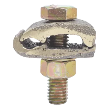 Conector Cable a Superficie Plana / Bronce 100% / Cable 2/0-250 MCM / Sin Soldadura Exotérmica / 3x4.5 cm (1.2x1.8 in)