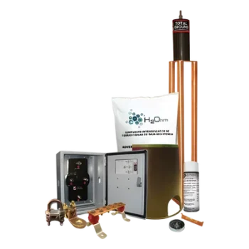 Kit de tierra Física Modelo TG45K con Electrodo Magnetoactivo 50 x 11.5 cm, Capacidad Max: 45 AMP