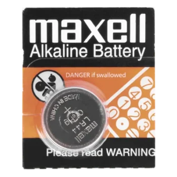 Batería Alcalina tipo LR44 (de botón) de 1.5 V 110 mAh
