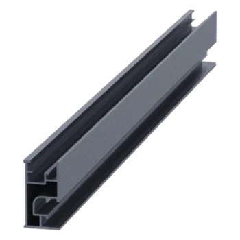 Riel 7 4200mm aluminio anodizado para montaje de módulos fotovoltaicos