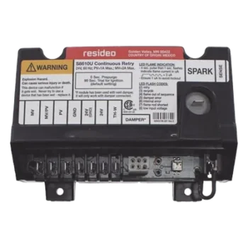 Módulo de Encendido Intermitente / Piloto de Gas Natural o LP / Detección Varilla Simple o Doble / 24 VCA 60 Hz / Cierre 100% Gas / LED Diagnóstico