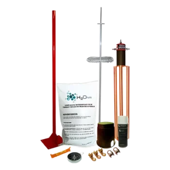 Kit de Pararrayo Dipolo con Electrodo y Accesorios de Instalación para Techo.