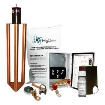 Kit de Tierra Física Con Electrodo Magnetoactivo Capacidad Max: 400 AMP