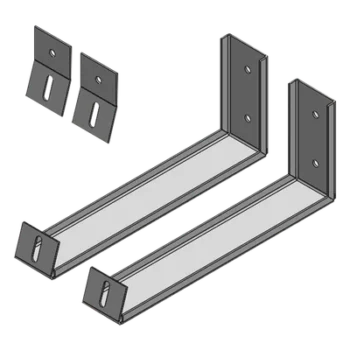 Ángulos para soportar Panel Solar en Pared (Uso solo para Exhibición).
