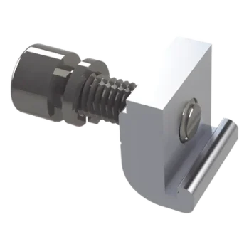 Conector G con tornillo para fijación en riel 7