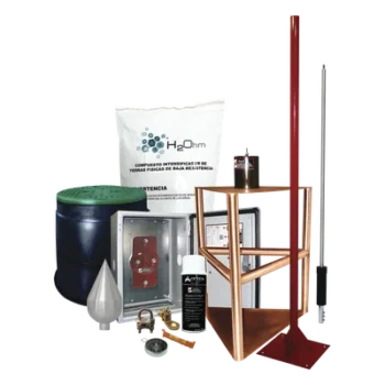 Kit Pararrayo con Accesorios para Protección de Diámetro de 200m.