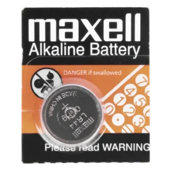 Batería Alcalina tipo LR44 (de botón) de 1.5 V 110 mAh